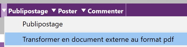 Transformer en pdf FACTUR-X
